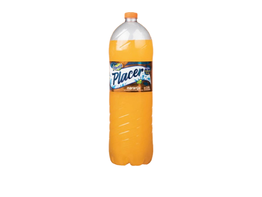 AGUA SABORIZADA PLACER SABOR NARANJA X2.5L