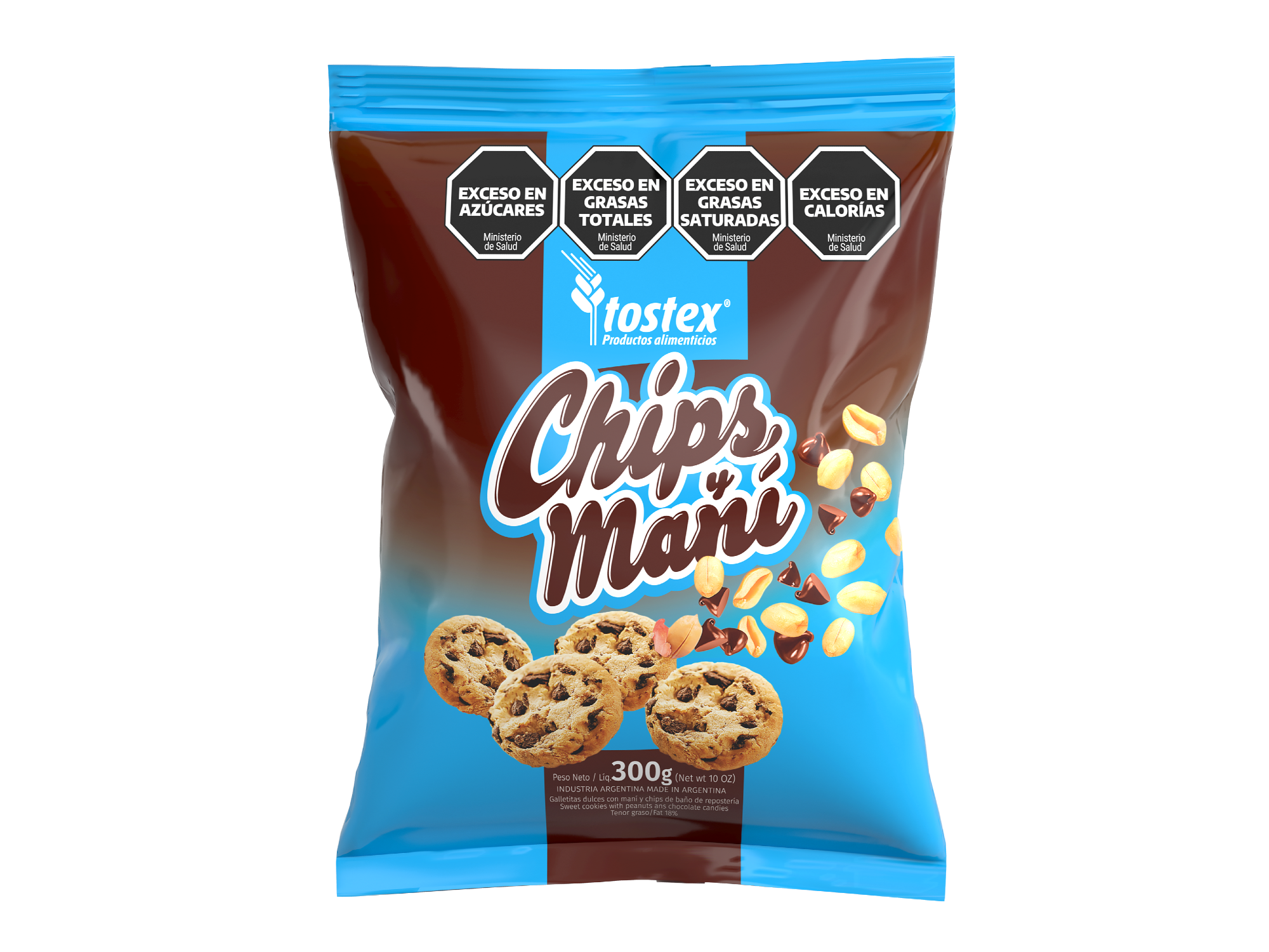 GALLETAS TOSTEX CHIPS Y MANI