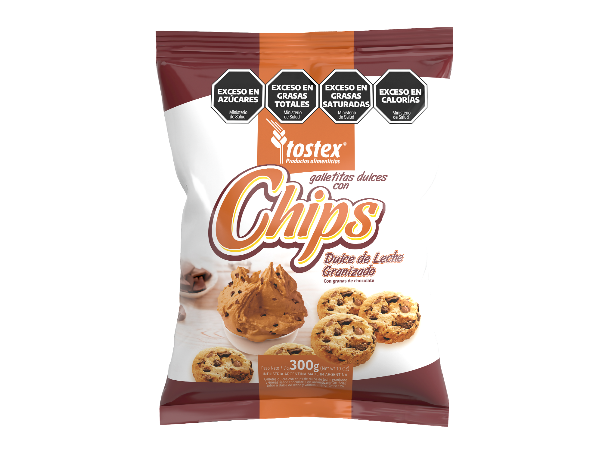 GALLETAS TOSTEX DULCE DE LECHE GRANIZADO