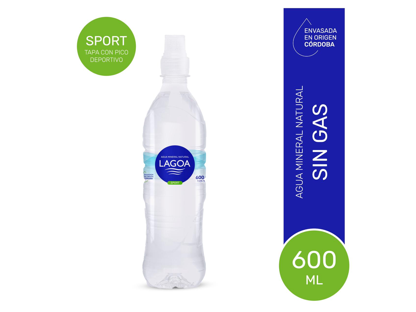 AGUA MINERAL LAGOA SPORT X 600CC