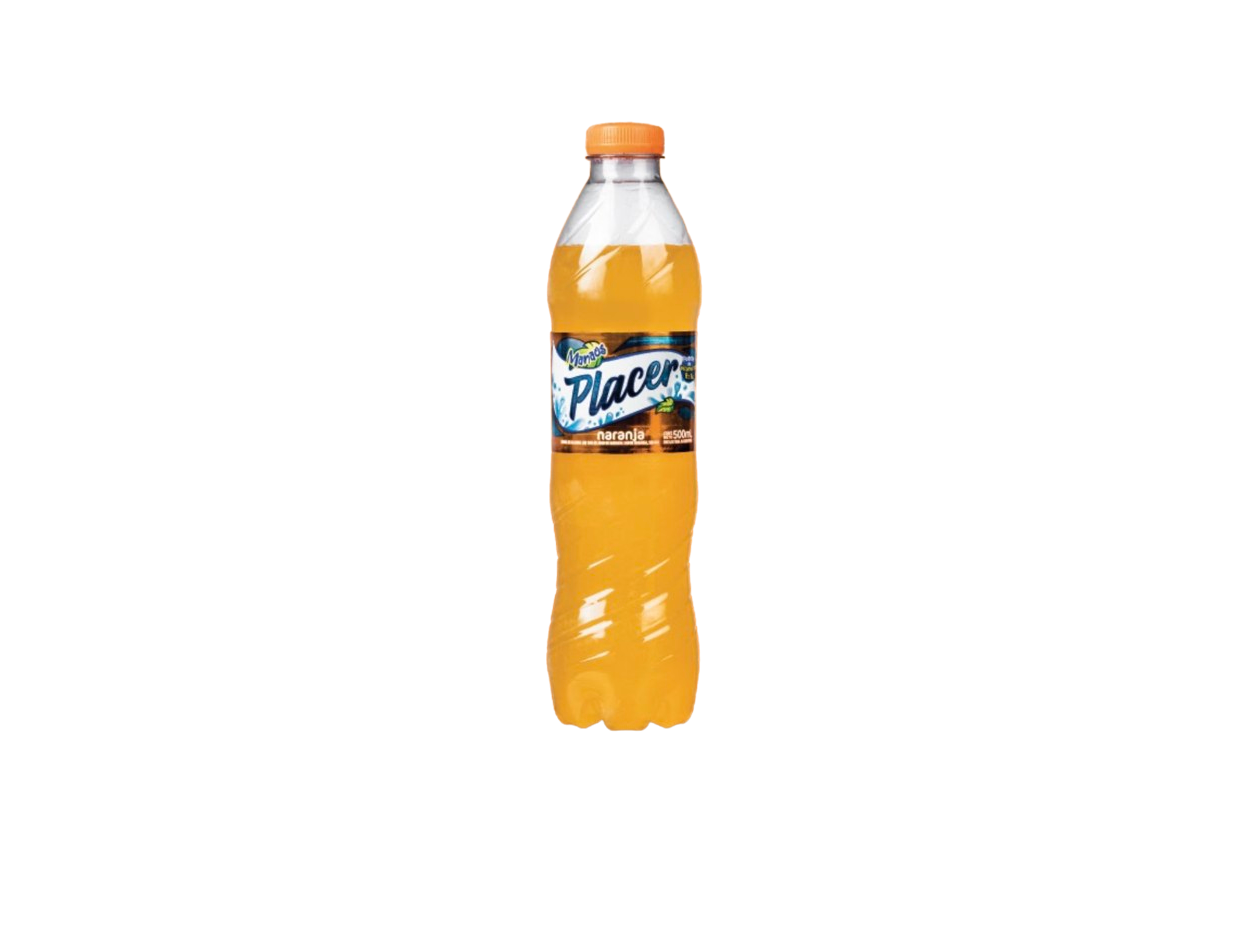 AGUA SABORIZADA PLACER SABOR NARANJA X500CC