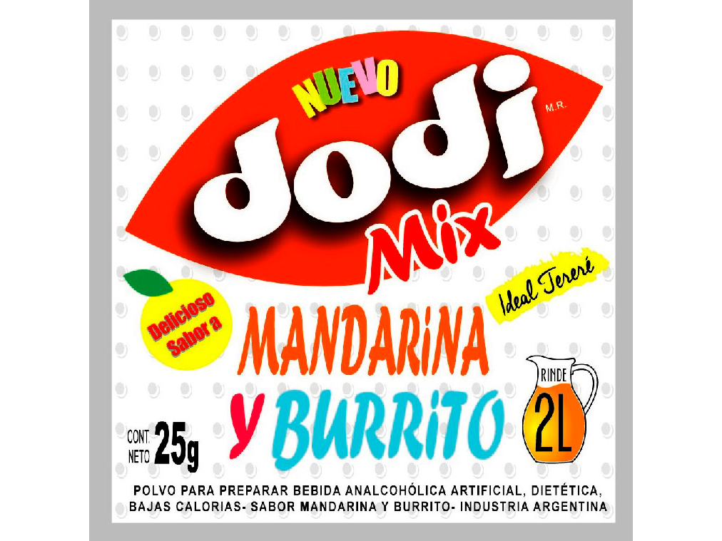 DODI SABOR TERERE MANDARINA Y BURRITO