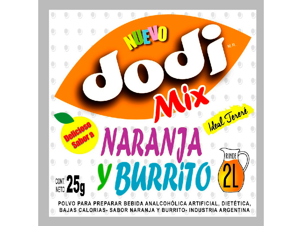 DODI SABOR TERERE NARANJA Y BURRITO