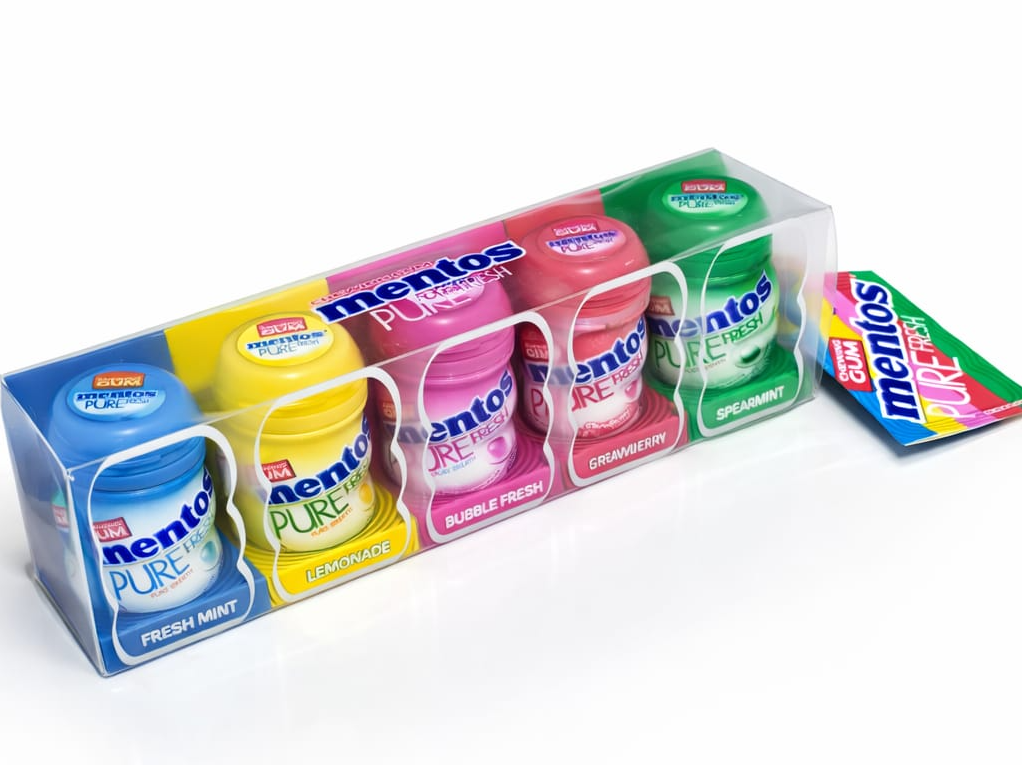 MENTOS MINI -PURE FRESH -X 5 FLAVORS - 🇳🇱