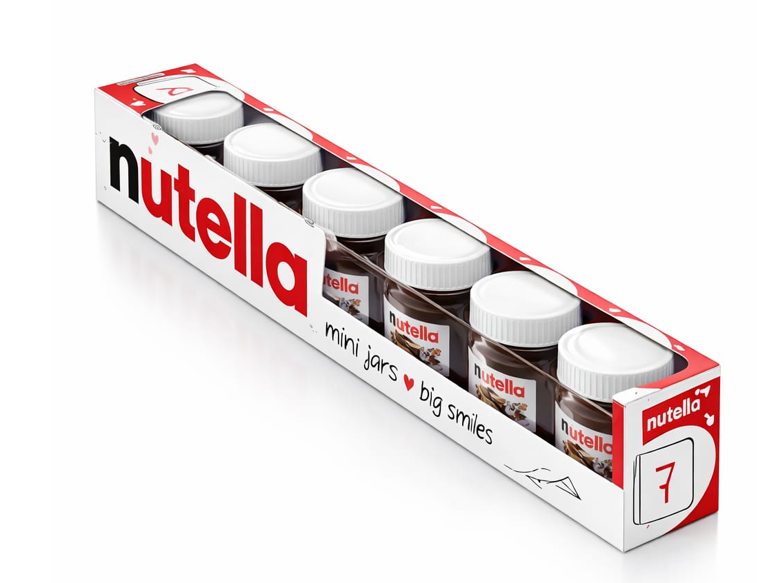 NUTELLA MINI JARS BIG SMILES 🇮🇹