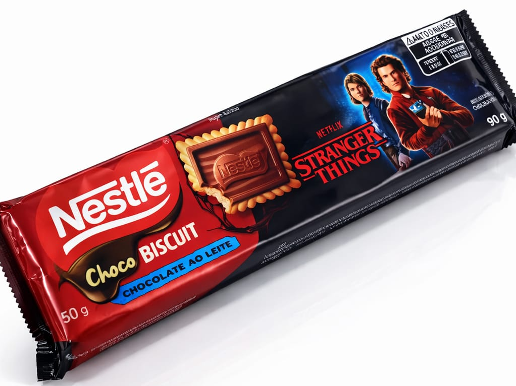 NESTLE CHOCO BISCUIT STRANGER THINGS 🇧🇷