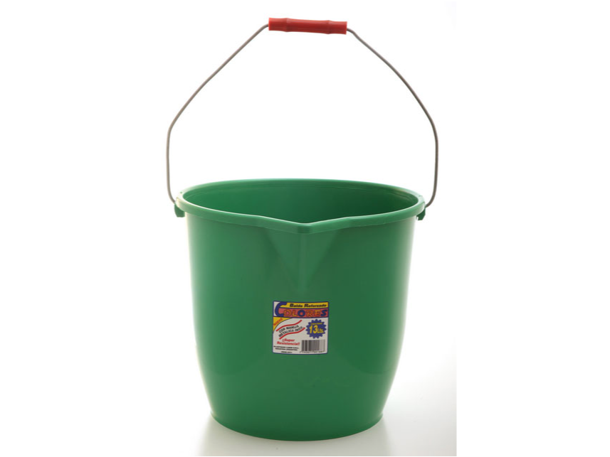 Balde COLORES 11 lts  Manija Alambre