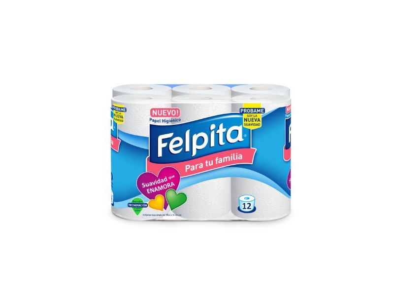 Papel Higiénico Felpita 12unid x 30mts