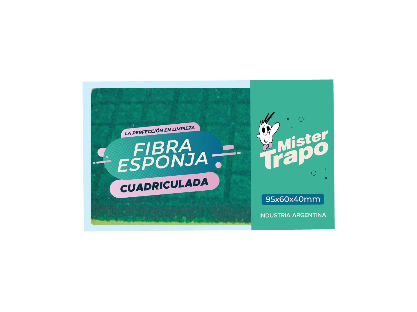 Esponja Cuadriculada Mr Trapo
