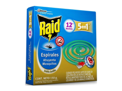 Raid espiral 5en1 x12 unidades