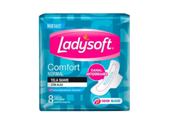 Ladysoft Toallas Femninas Normal con alas
