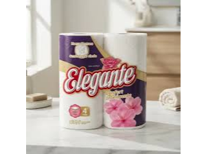 Elegante Papel Higienico doble hoja x 4ROLLOS