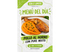 Pollo al horno con puré mixto