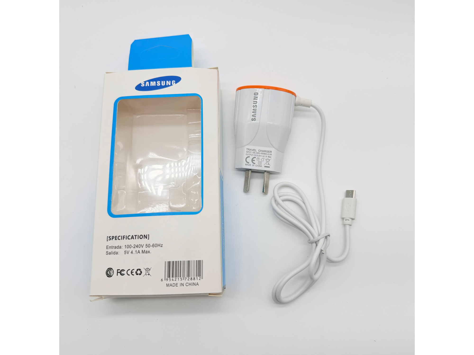 Cargador Samsung Carga Rapida 4.1 A Doble usb
