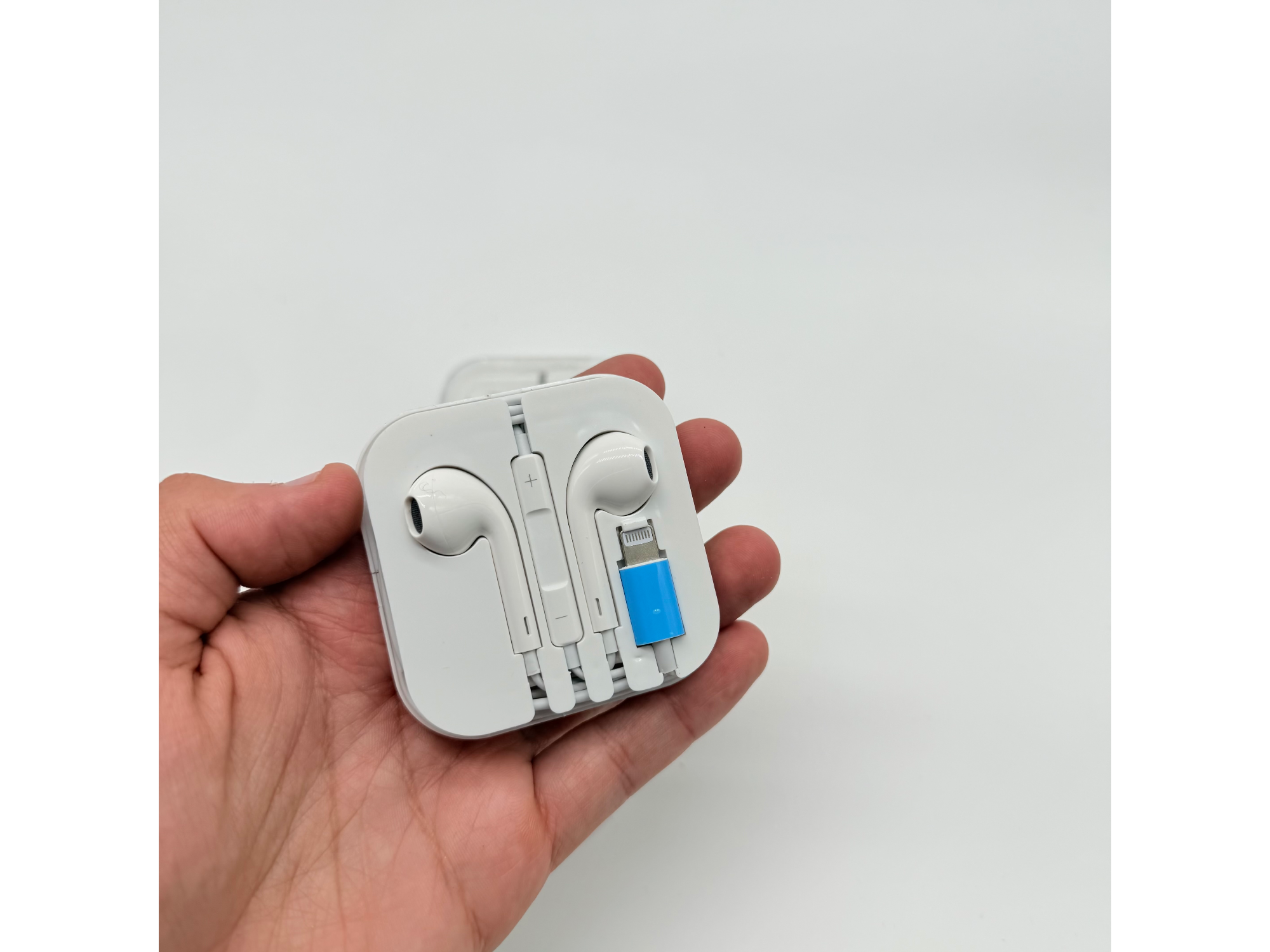 Auricular Lightning Caja Transparente