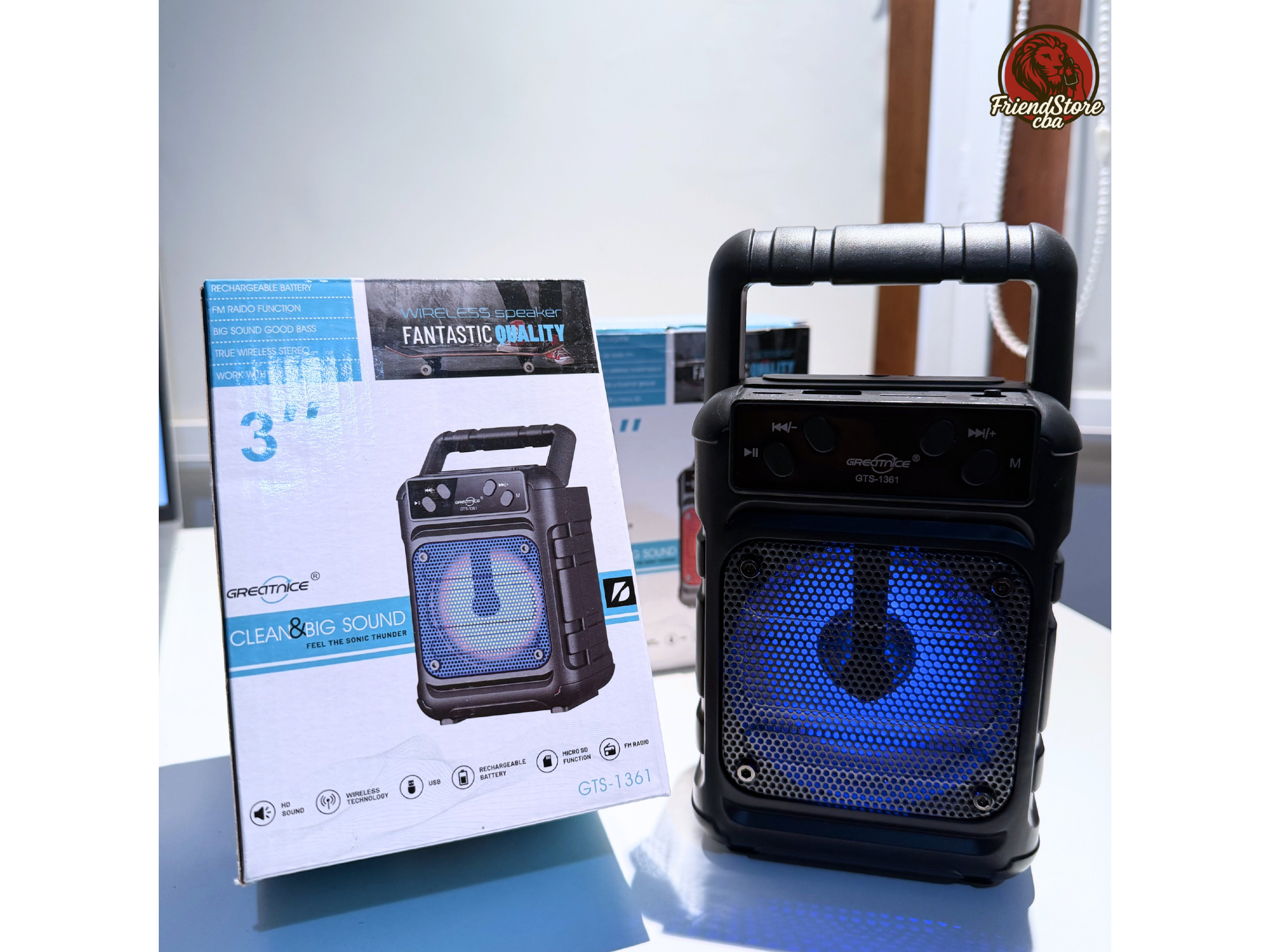 Parlante Bluetooth 3” GTS-1361