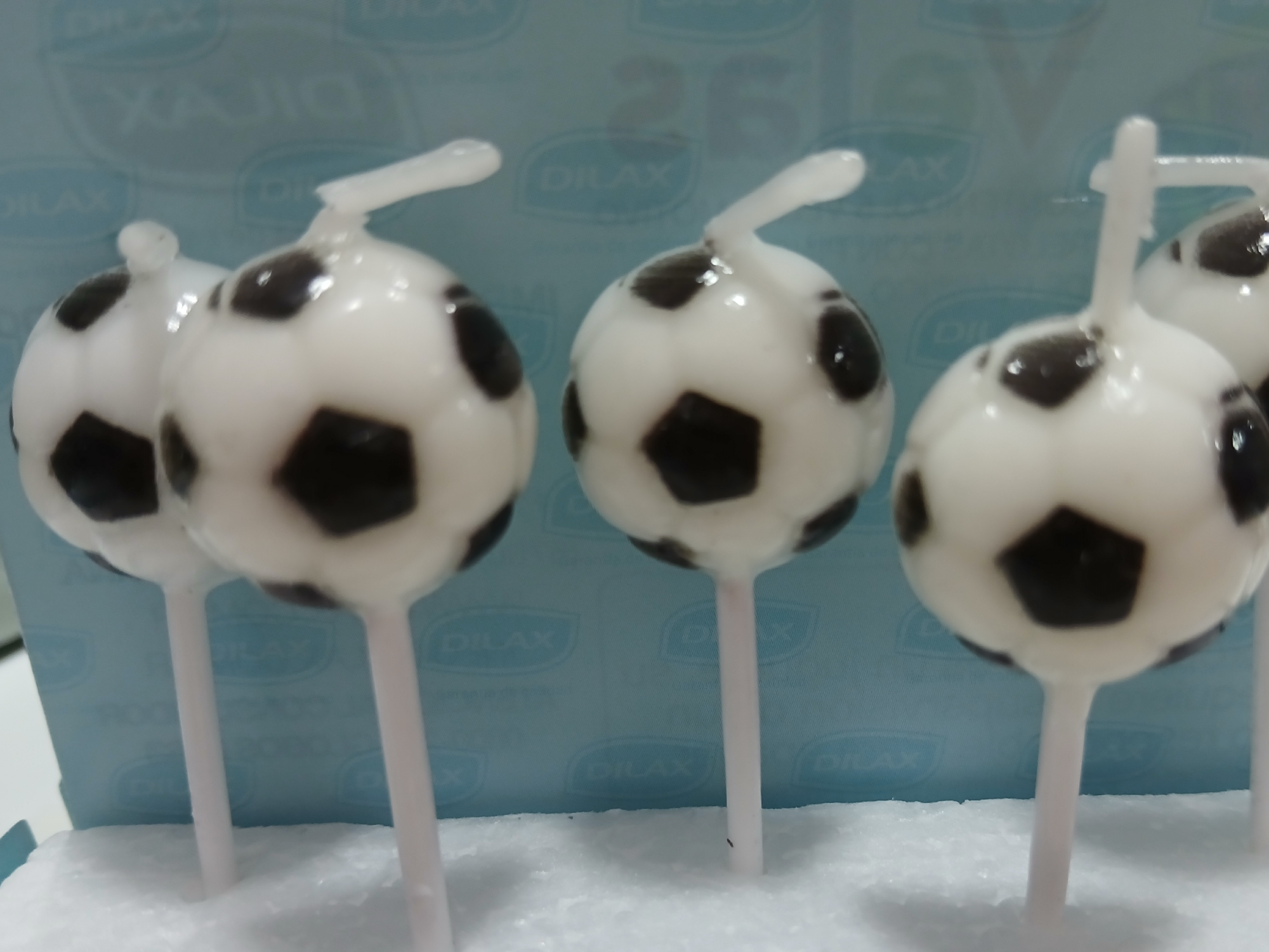 Velas Fútbol 5 cm x unidad