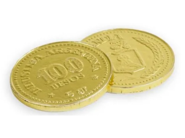 Moneditas de chocolate