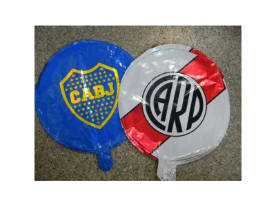 Globos redondo river / boca 35 cm