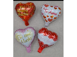 Globos corazon 25 cm (consultar modelos y colores)