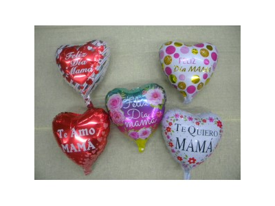Globos corazon 25 cm (consultar modelos y colores)