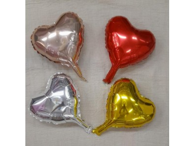 Globos corazon 25 cm (consultar modelos y colores)