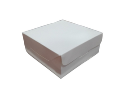 Caja blanca 12 x 12 x 5 cm