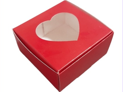Caja corazon visor chica 10 x 10 x 5 cm