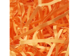 Viruta de papel naranja x 25 gramos