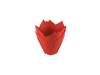 Tulipas cupcakes roja x 10 cm alto