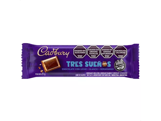 Cadbury Tres Sueños x 25 gramos