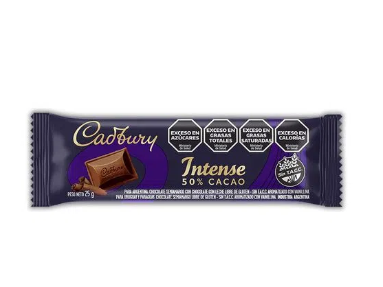 Cadbury Intense x 25 gramos