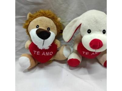 E - Animalitos con corazon x  20 cm (consultar colores)