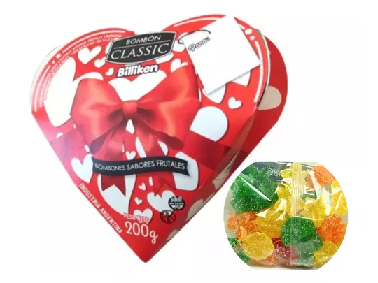 Corazon de Gomitas Frutales Billiken
