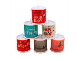 Vela Led Happy Birthday