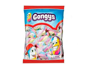 Gongys Trenzas sabor vainilla x 200 gramos