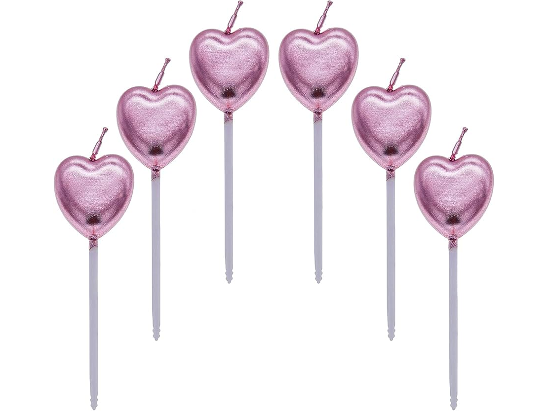 Vela Corazon color Nude x unidad