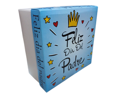 Caja Sorpresa Feliz Día Rey 25 x 25 x 10 cm