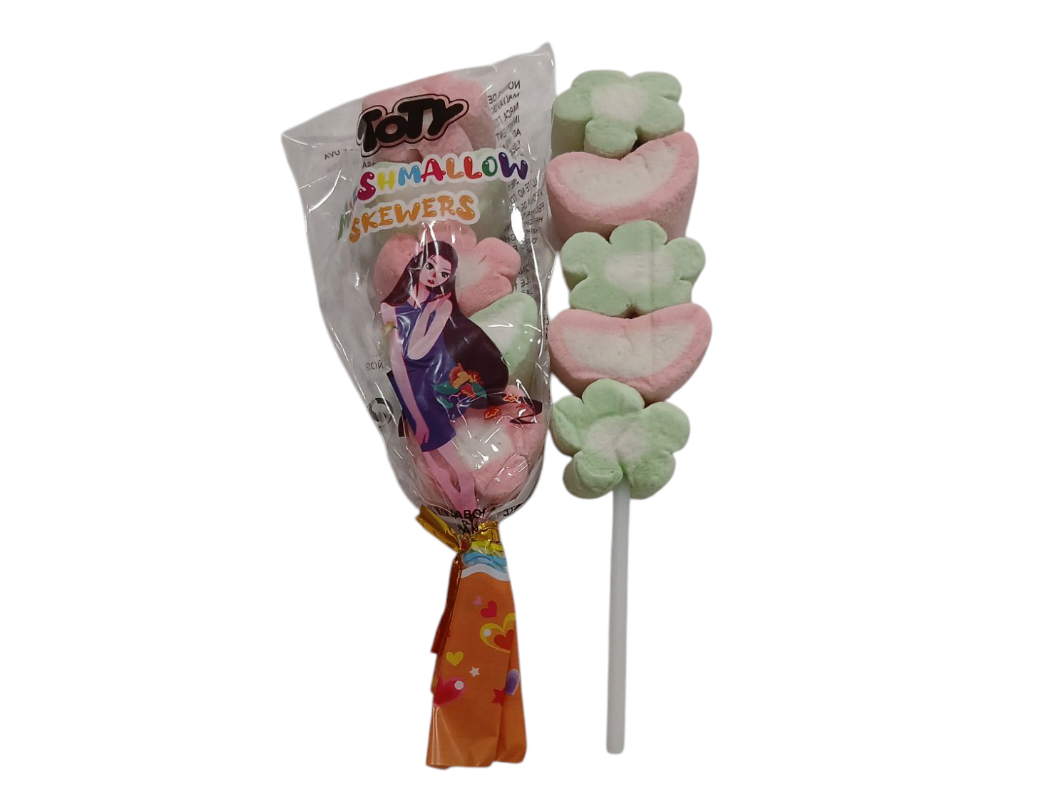 Chupetin Marshmallows Flores