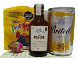 Gin Bosque Alta Montaña + Indian Tonic Water+ Golosinas Saborizantes