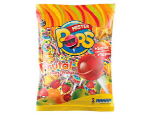 Chupetin Mister Pops Frutales x unidad