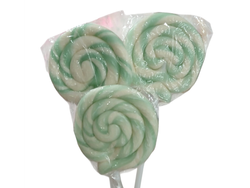 Paletas espiral acqua y blanco