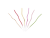 Velas Curvas 16 cm x unidad