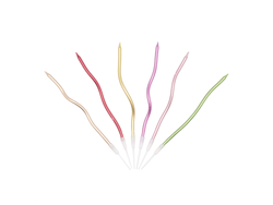 Velas Curvas 16 cm x unidad