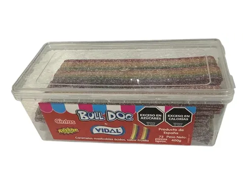 Cintas Acidas Bull Dog Fresa x 360 gramos