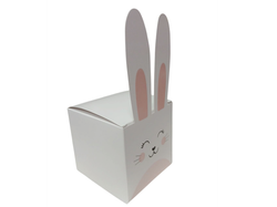 Caja Conejo  Blanca 10 x 10 x 10 cm