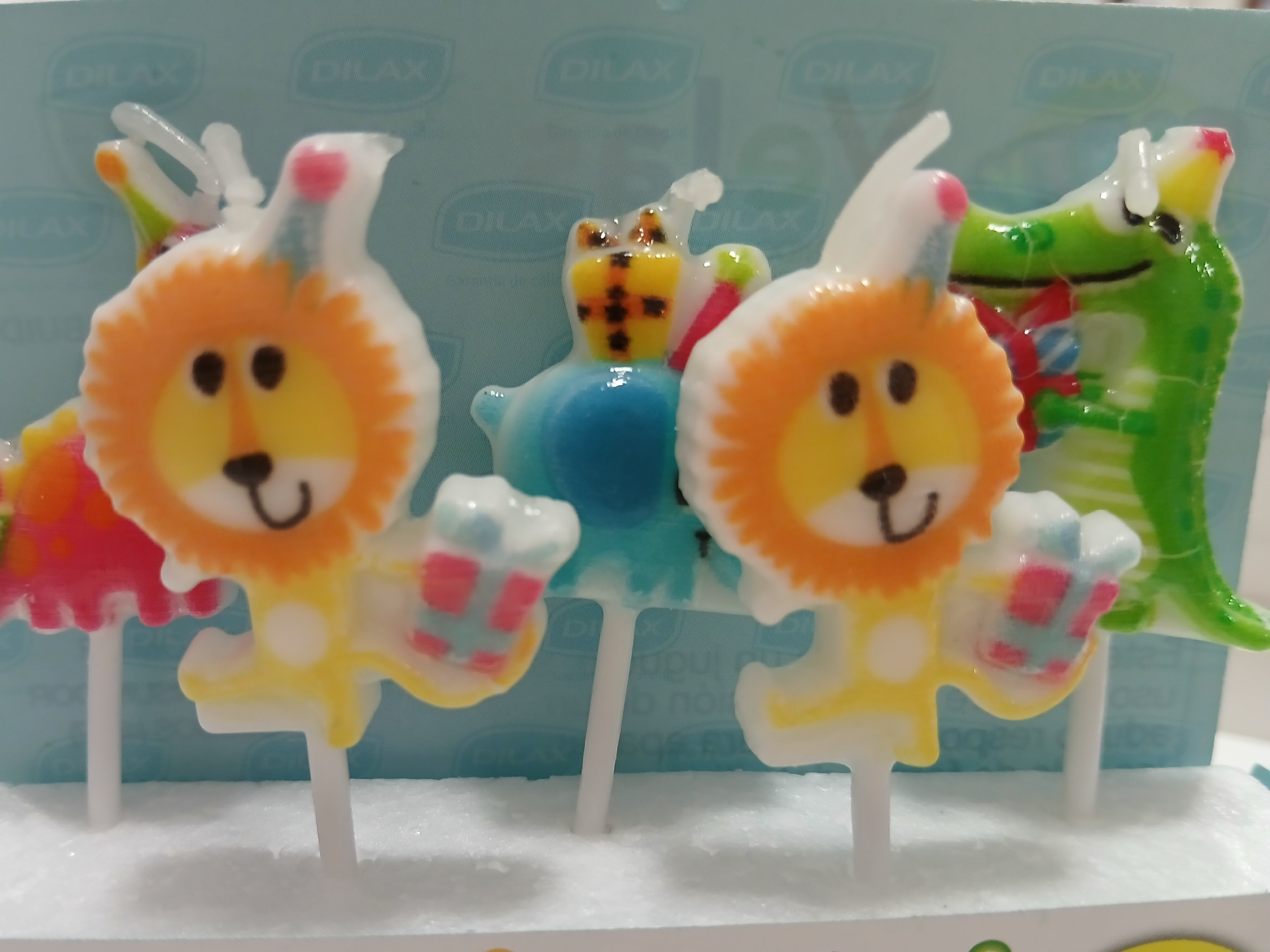 Velas Animalitos 5 cm x unidad