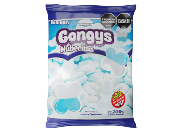 Malvaviscos Gongys Nubecitas x 200 gramos