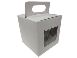 Cajita  con Manija y Visor 10 x 10 x 10 cm