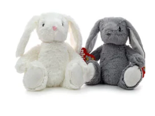 J  - Conejitos con orejas caidas 20 cm (consultar colores)